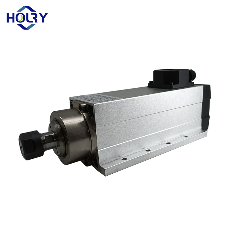 HOLRY CNC Spindle Motor for Hardware Glass Air Cooled 7.5Kw 220V 24000RPM High Quality Spindle Motor 
